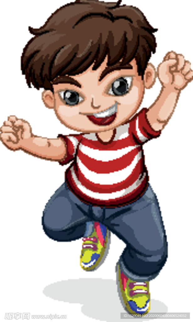 卡通男孩