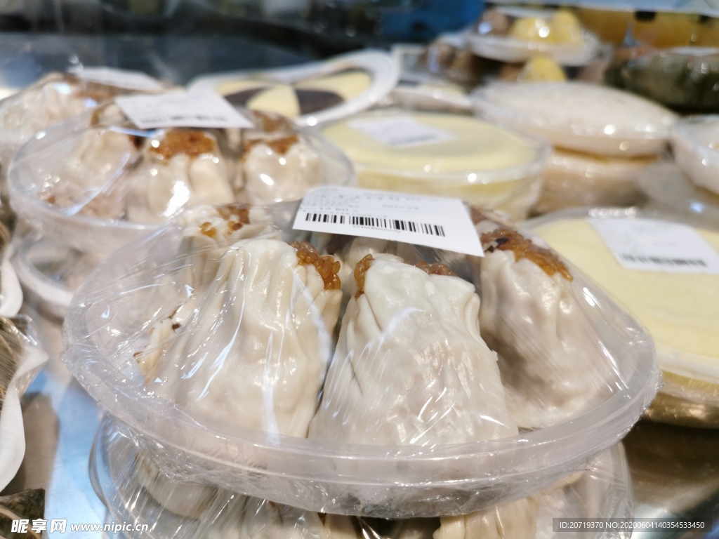 超市里的烧麦