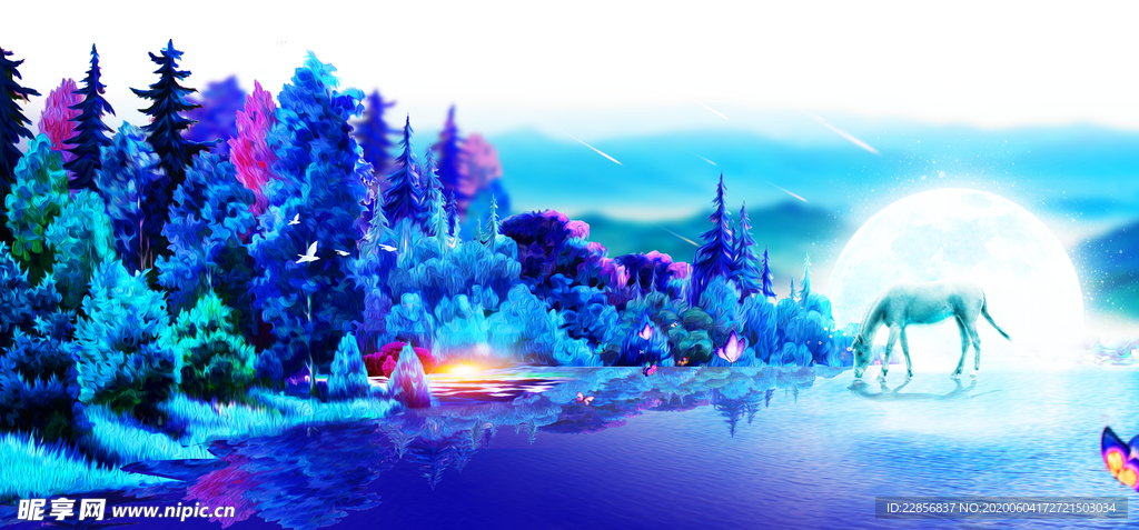 湖景