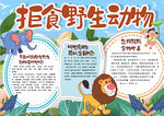 爱护动物小报