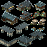 游戏房屋建筑物元素