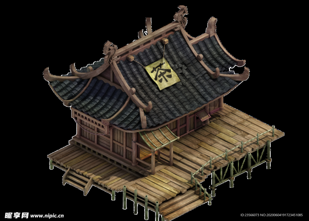 游戏房屋建筑物元素