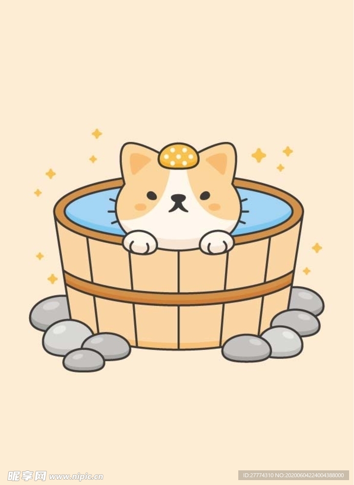 卡通小猫