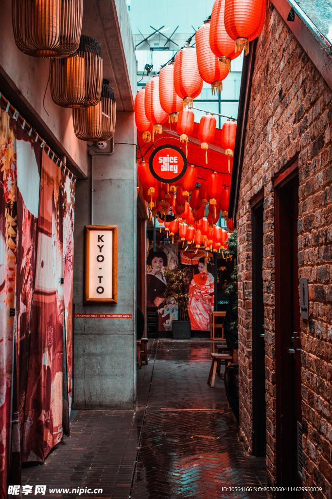 日式风景简约意境文艺背景素材