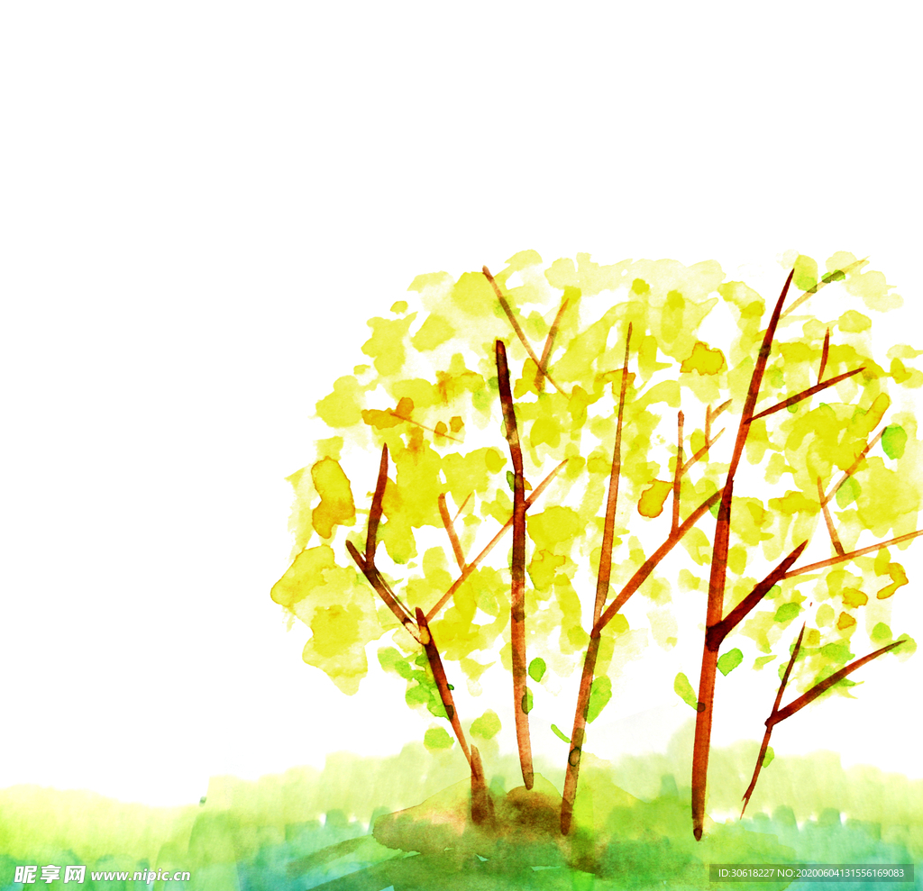 水彩装饰画