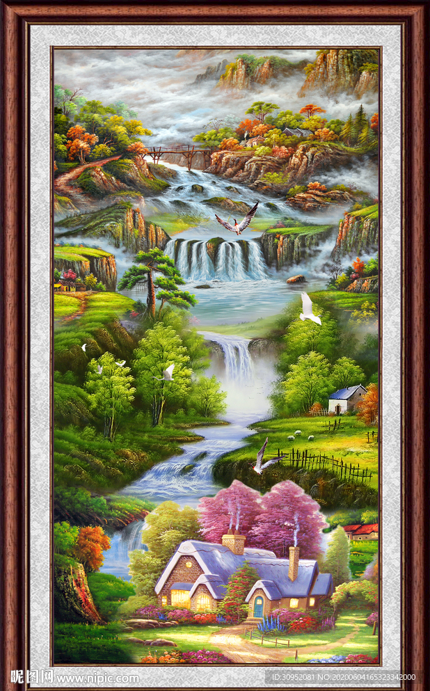 山水油画
