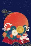 国潮风海报 国潮风背景 国潮风