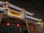 中式建筑 夜景
