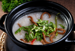 青菜瘦肉粥