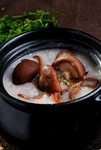砂锅香菇肉沫粥