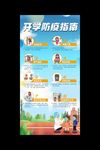 战疫开学防疫指南方法海报