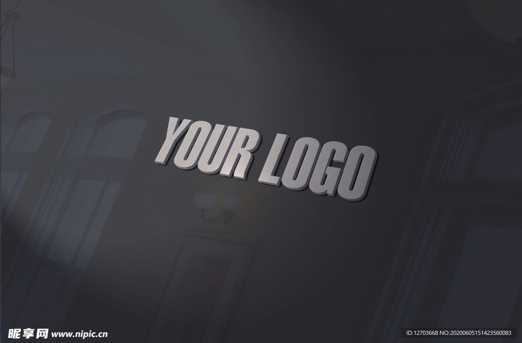 logo样机图片