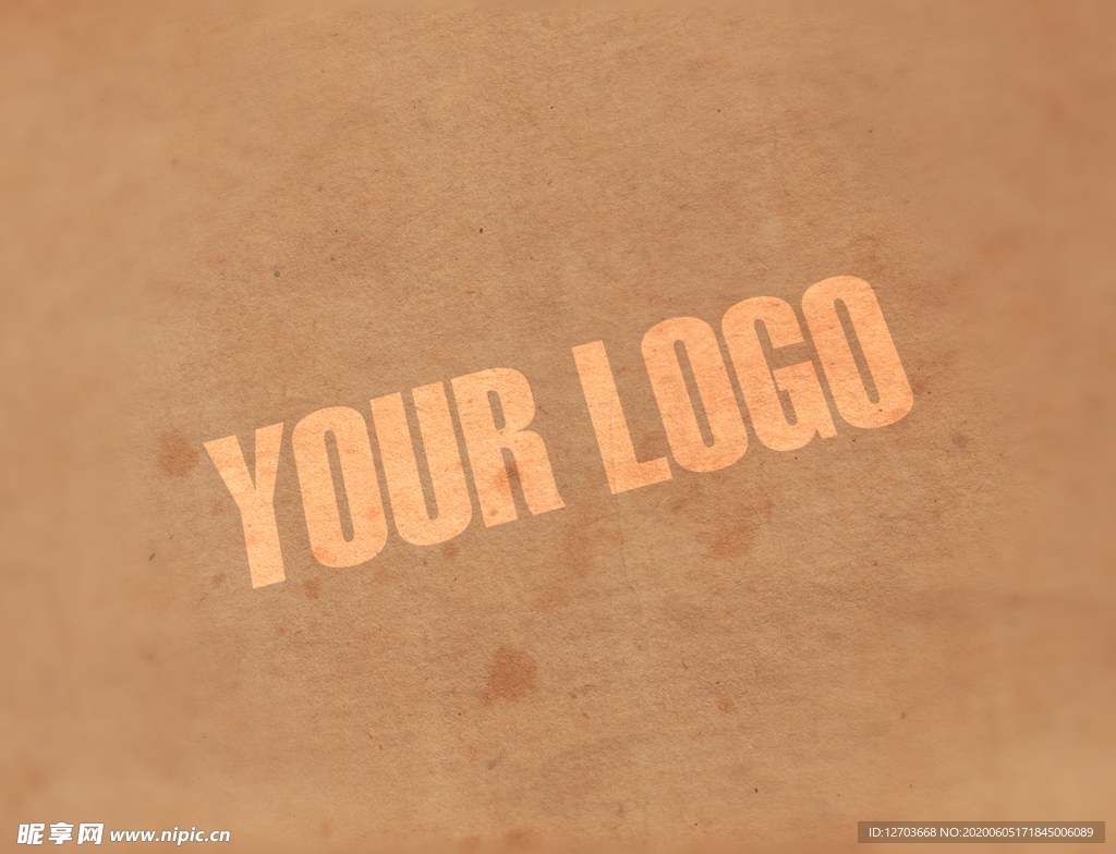 logo样机图片