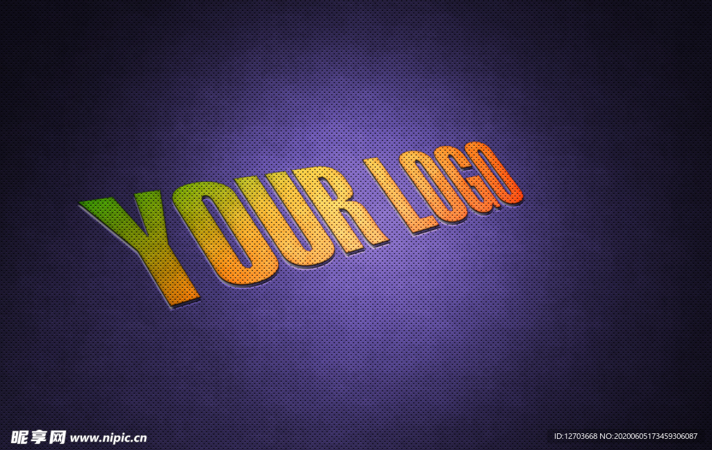 logo样机图片