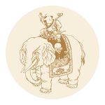 大象 白描 吉象 吉祥