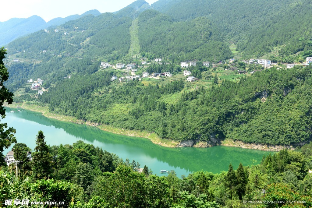 湖北恩施州南里渡景区风景风光