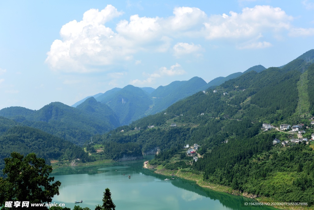 湖北恩施州南里渡景区风景风光