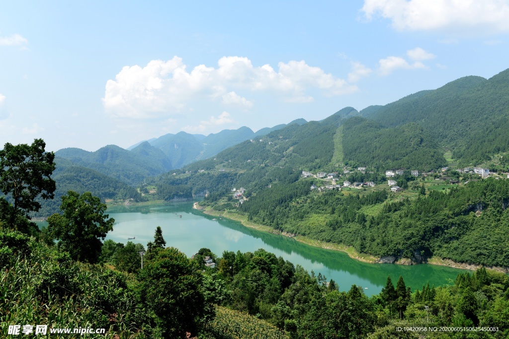 湖北恩施州南里渡景区风景风光