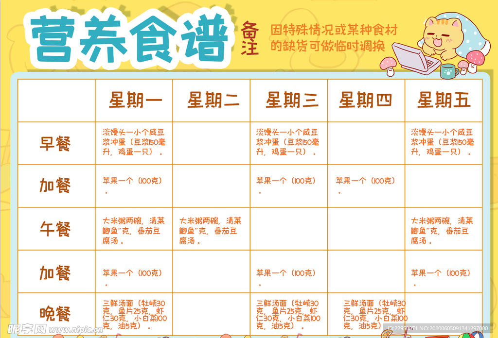 营养小报