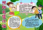 预防电信炸骗小报
