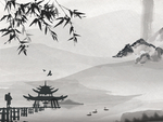 新中式背景墙合层