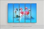 卡通3D动物背景墙