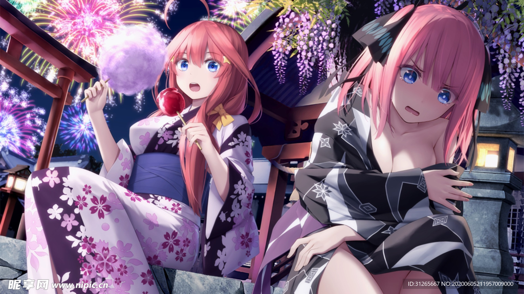 五等分的花嫁插画壁纸