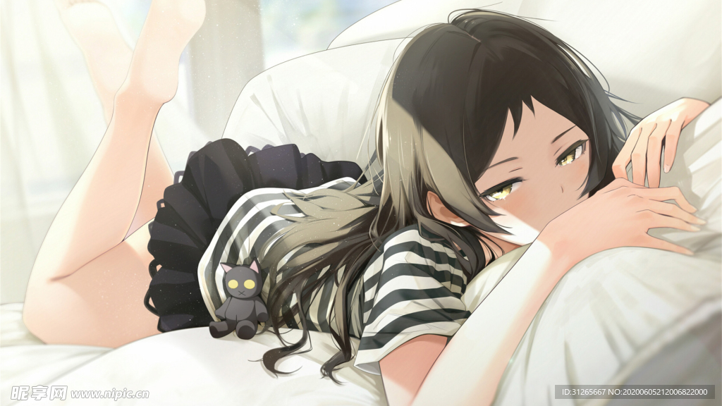 二次元插画壁纸电脑壁纸