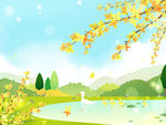 简约创意小清新手绘插画海报