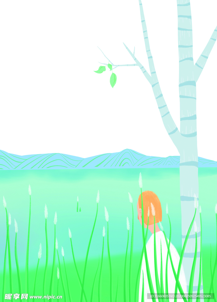 手绘 插画