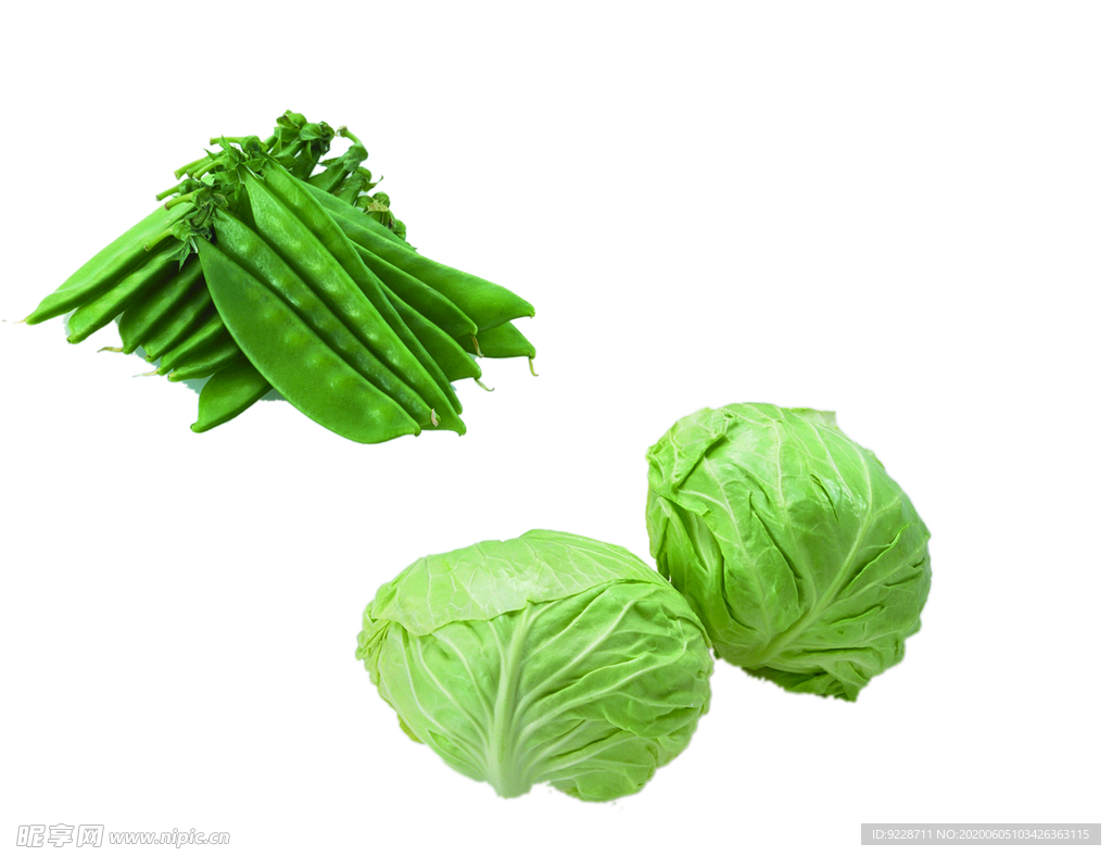 蔬菜素材分层
