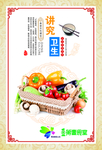 饮食文化 食堂展板 海报
