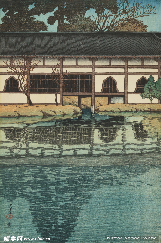 川瀨巴水版画