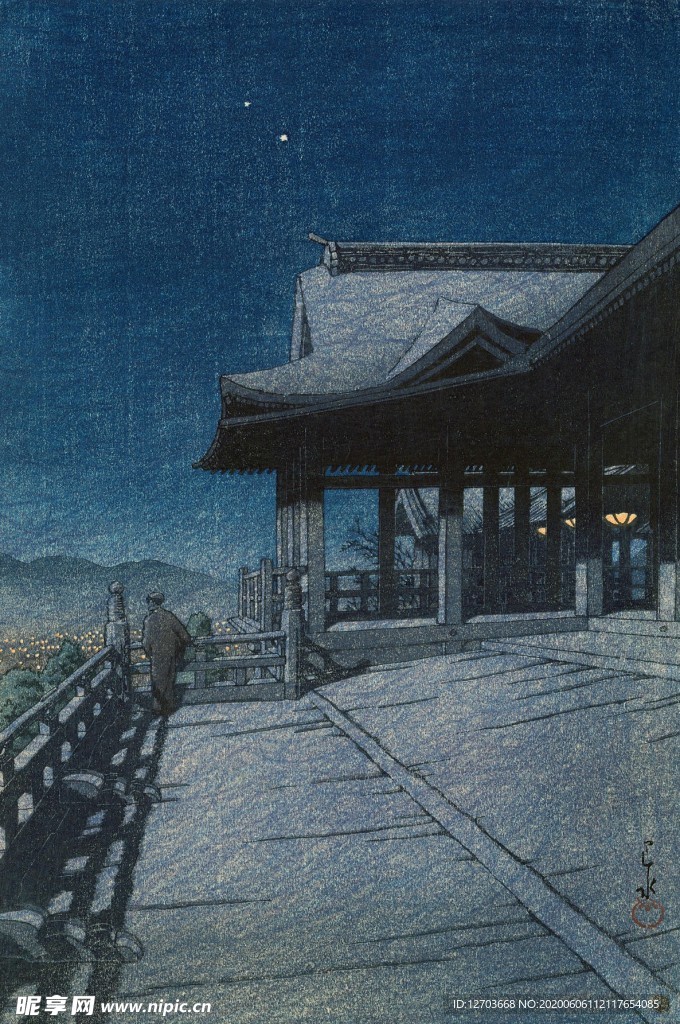 川瀨巴水版画