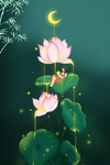 夏日幻想插画