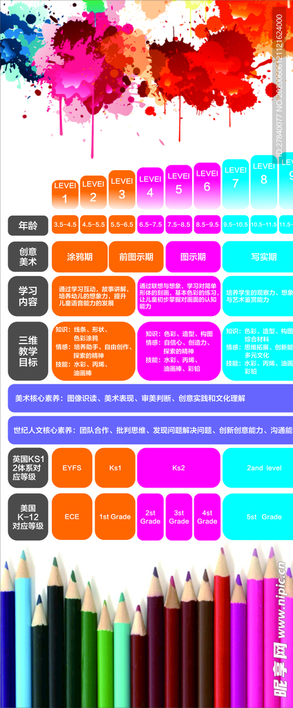 美术展架