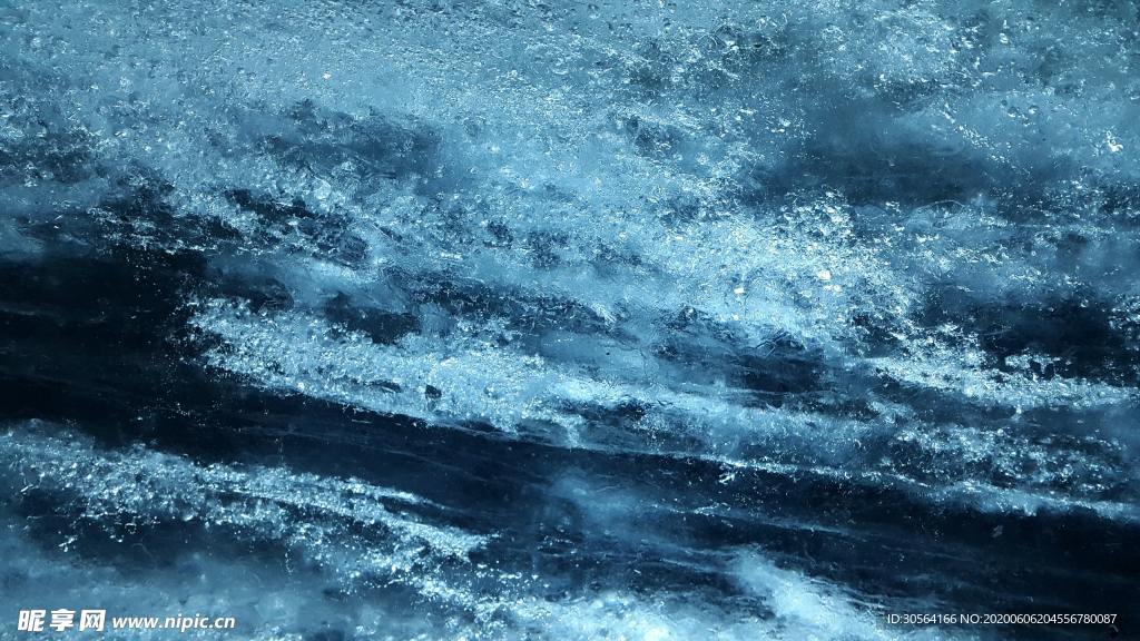 海水海洋度假波浪背景素材