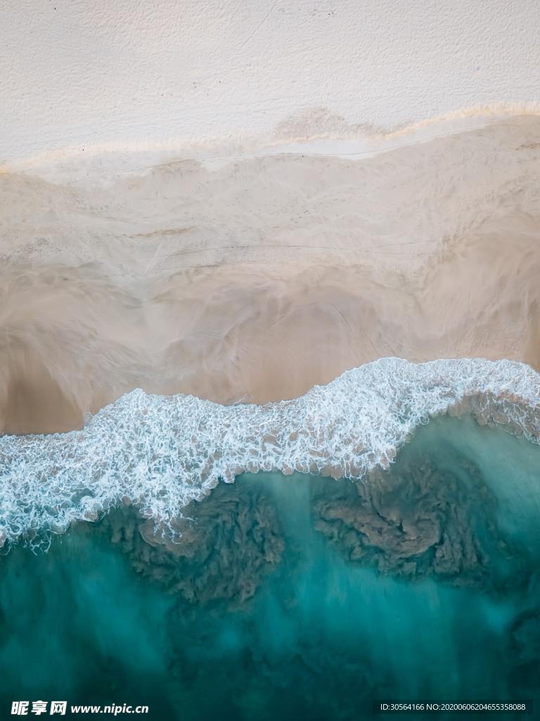 海水海洋度假波浪背景素材
