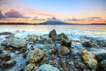 海水海洋度假波浪背景素材