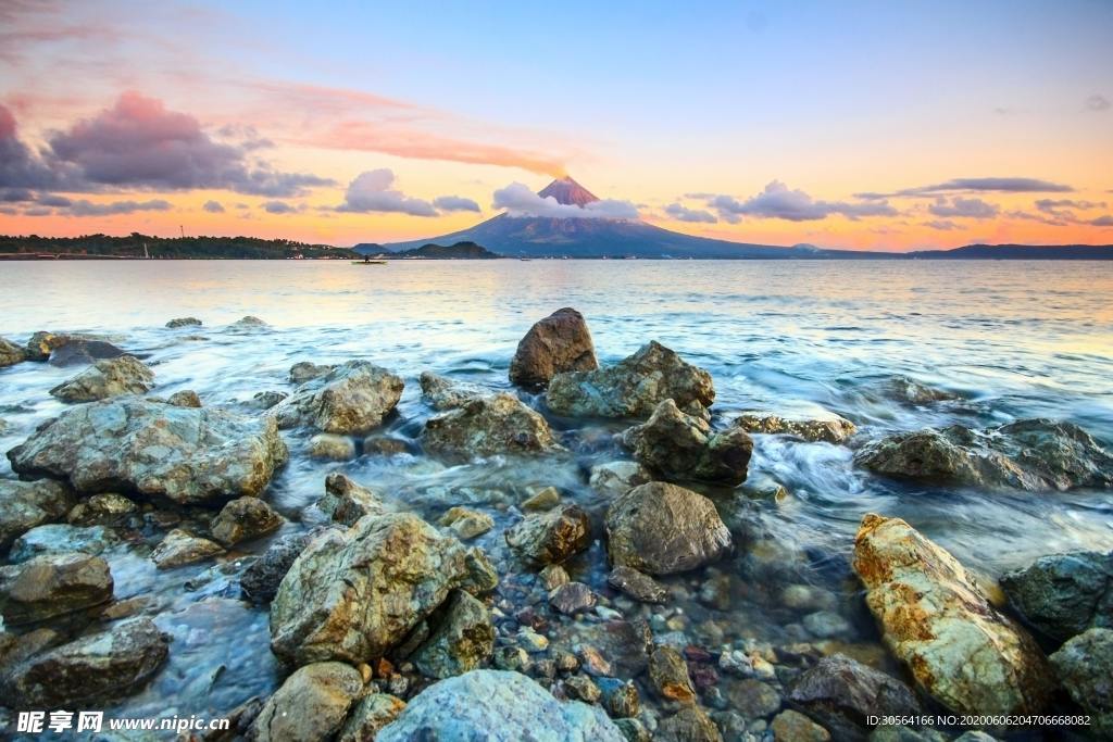 海水海洋度假波浪背景素材
