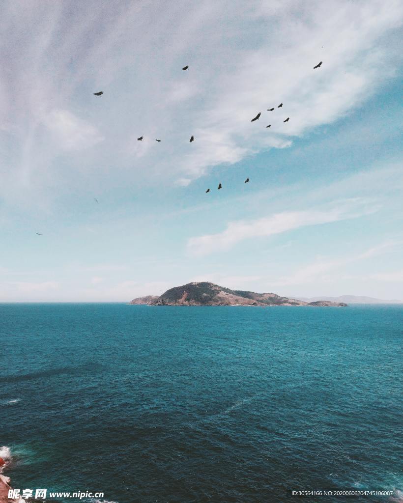 海水海洋度假波浪背景素材