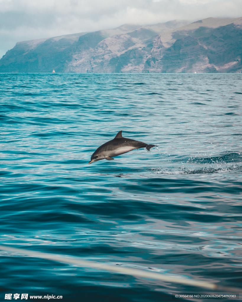 海水海洋度假波浪背景素材