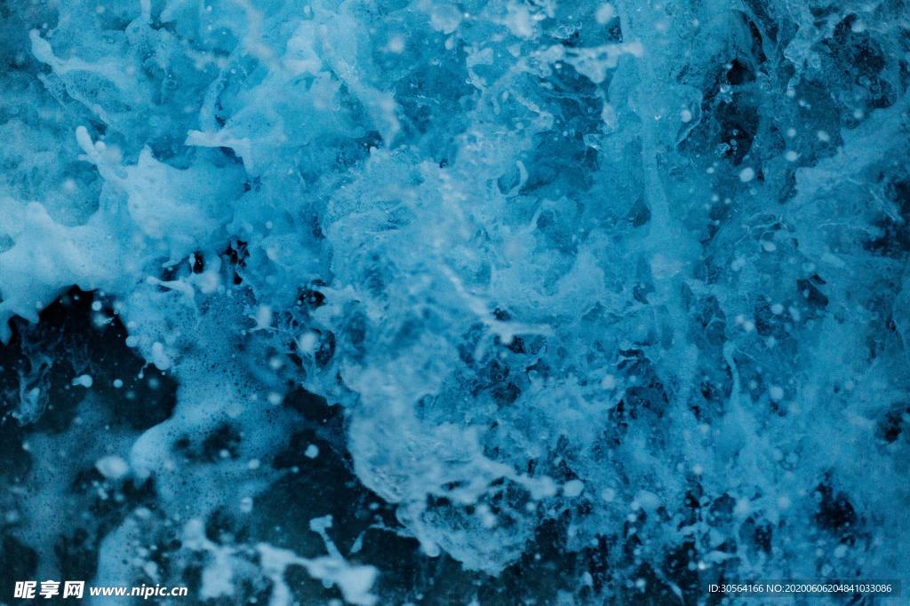 海水海洋度假波浪背景素材