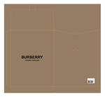 BURBERRY包装袋展开图
