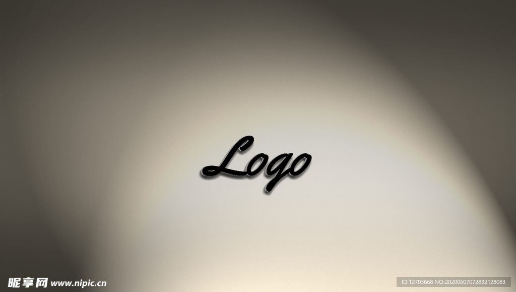 logo样机图片