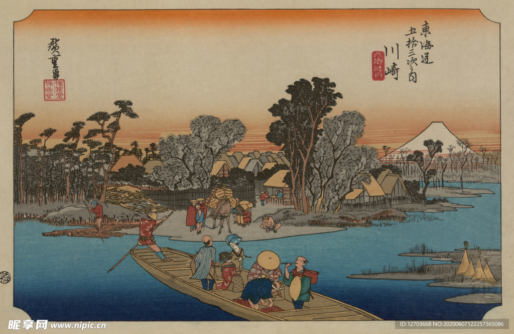 歌川广重版画