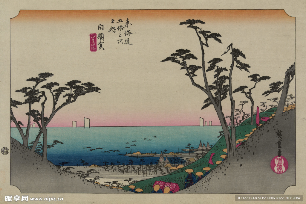 歌川广重版画