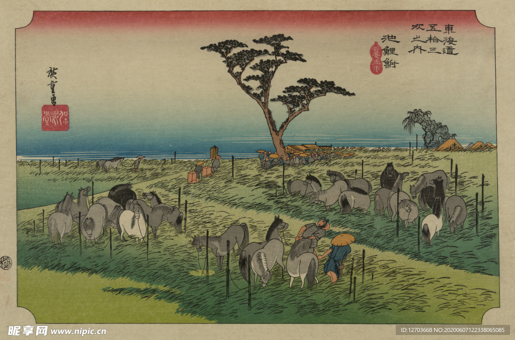 歌川广重版画