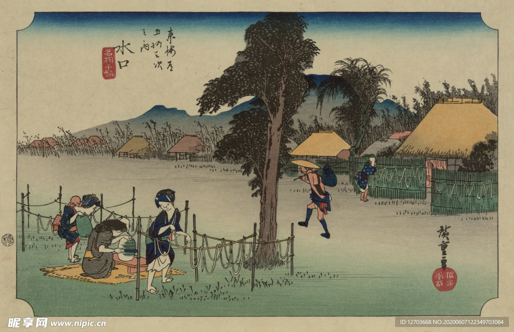 歌川广重版画