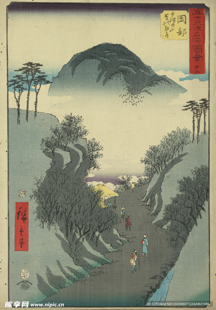 歌川广重版画